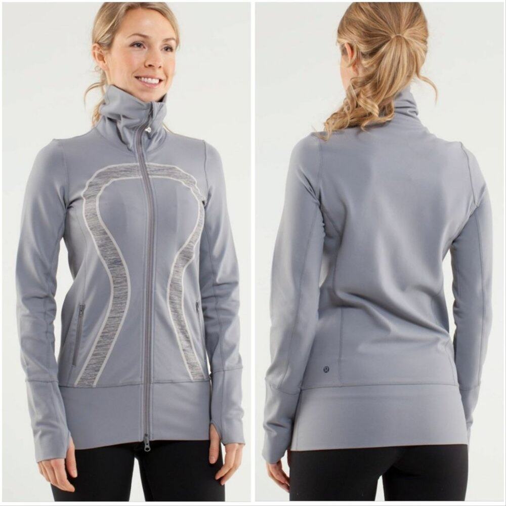 Lululemon Women's Stride Jacket, Fossil Gray, Size 6